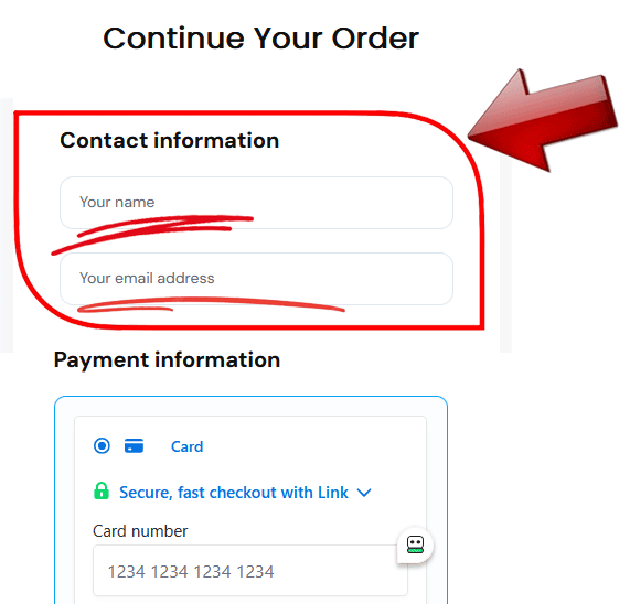 Cart no details